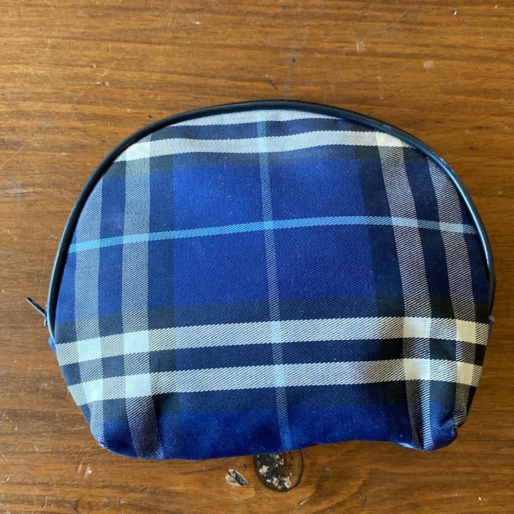 Burberry Plaid Cosmetic Bag